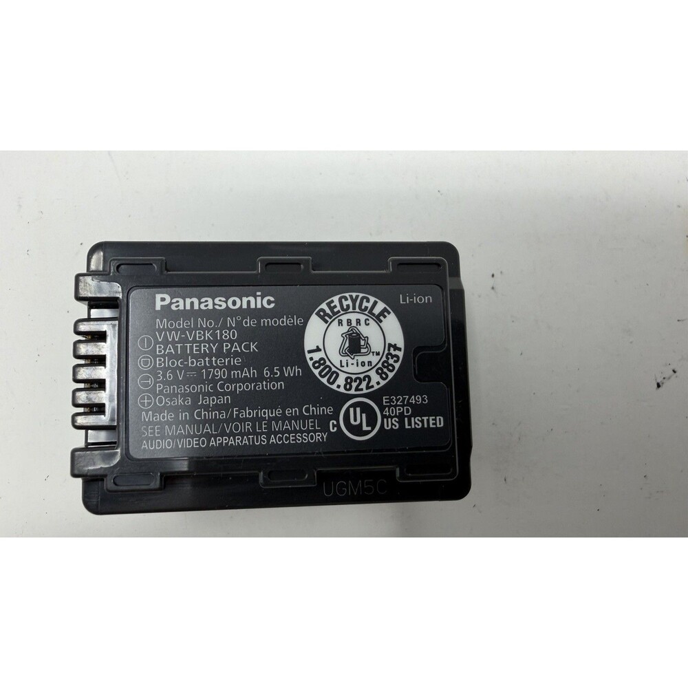 Genuine Panasonic VW-VBK180 Original Battery 3.6V 1790mAh